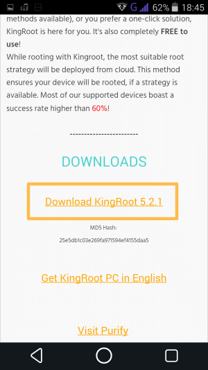 How to ROOT Any Android Device Within 2 Minutes Without a Computer (One Click Method) 4