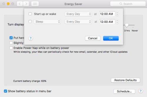 How to Shut Down Your Mac Automatically at a Specified Time 2018