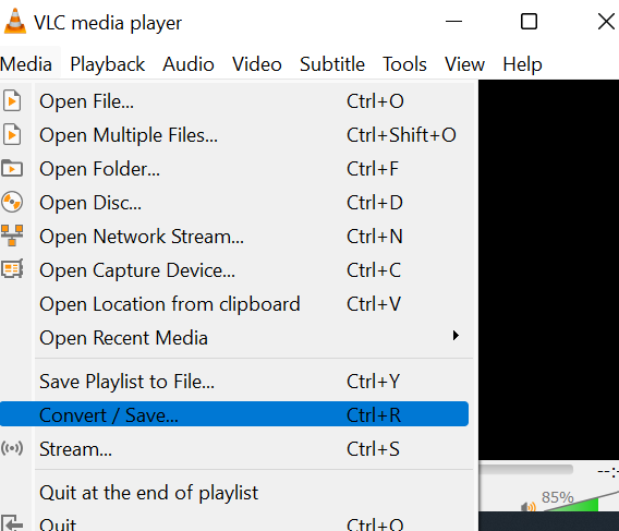 avi to mp4 conversion with vlc media player
