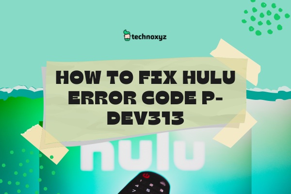 How to Fix Hulu Error Code P-Dev313 in 2024?