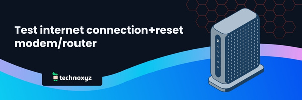 Test Internet Connection+Reset Modem/Router - Fix Hulu Error Code P-Dev313 in 2024
