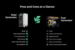 Renewable Energy Showdown: Solar Generators vs. Fuel Generators 2