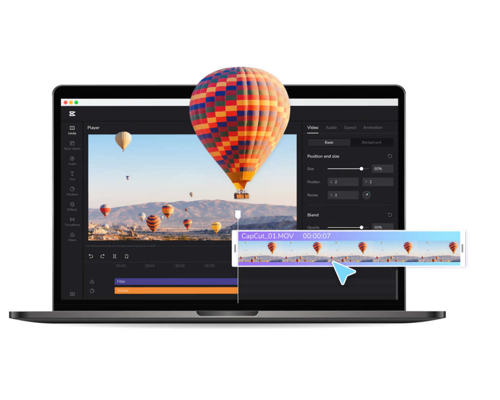 Free online video editor