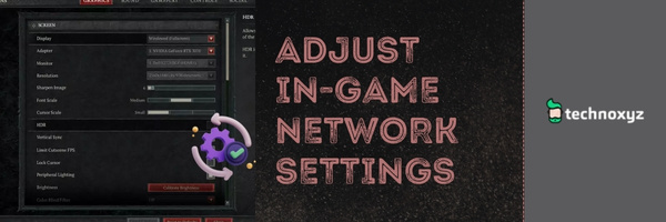 Adjust In-Game Network Settings - Fix Diablo 4 Error Code 30006