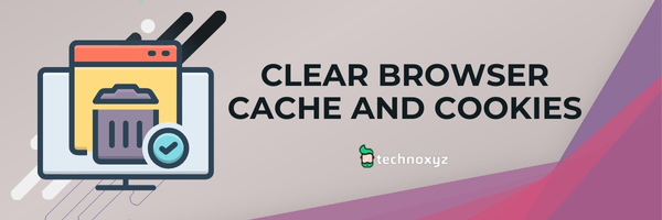 Clear browser cache and cookies - fix microsoft error code 53003