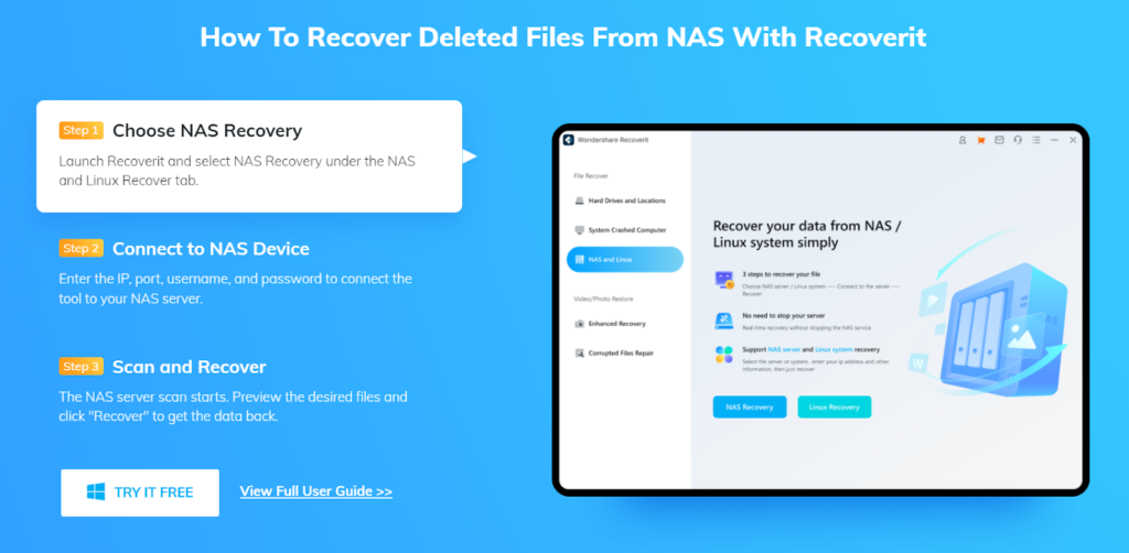 How to Recover Data from Synology NAS Server 4