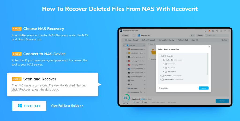 How to Recover Data from Synology NAS Server 6