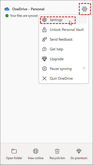 2 Ways to Backup Any Folder to OneDrive Easily 4