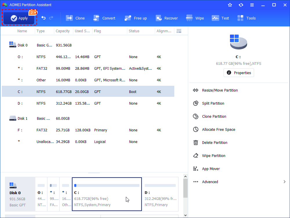 The Best Software for Disk Partition in Windows 11, 10 7