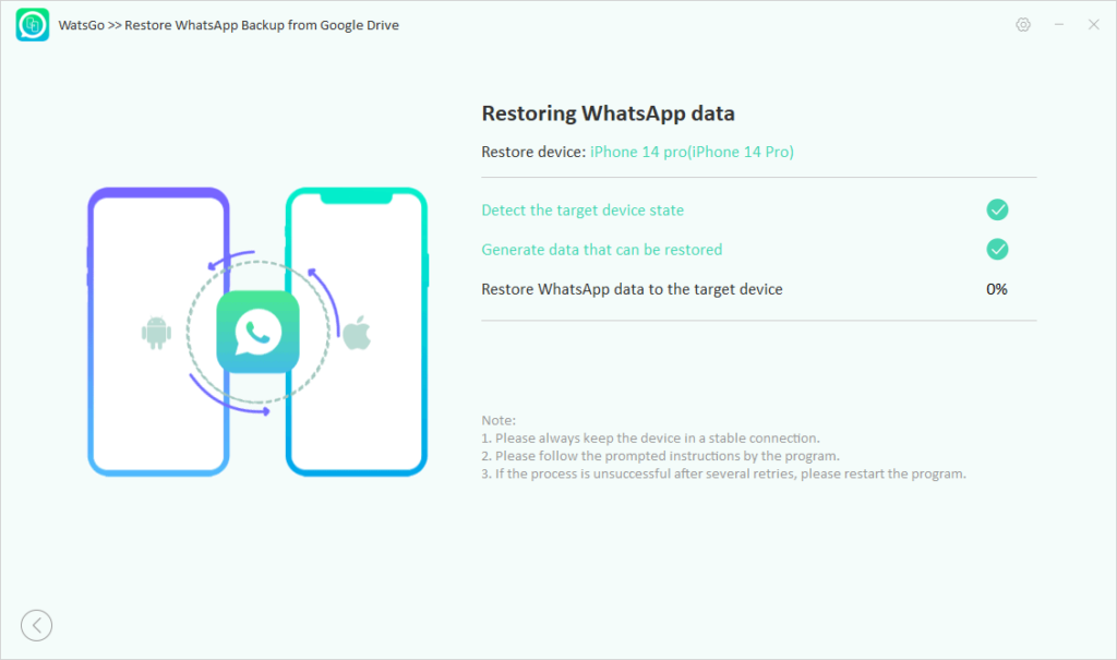 How to Restore WhatsApp Backup from Google Drive to iPhone 43