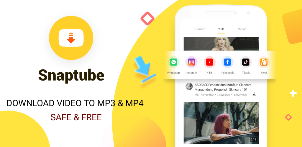 The Best Free Video & Music Downloader - Snaptube App 1