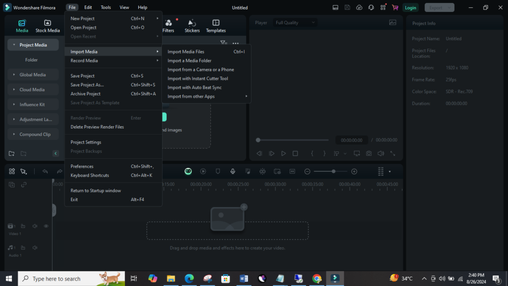 How to Zoom Videos In/Out with Keyframes in Filmora 1