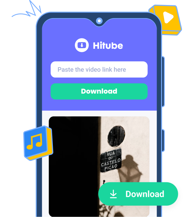 Hitube: Online Video Downloader for Instagram, Facebook and TikTok