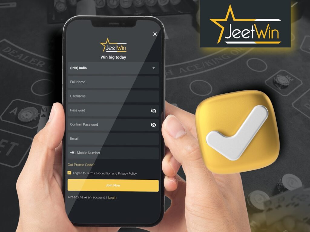 Registration via JeetWin App in India 1