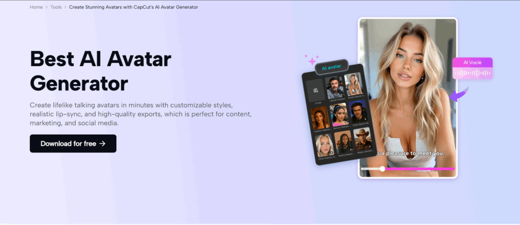 How to Edit Motivational Training Videos with CapCut Desktop AI Avatar 1