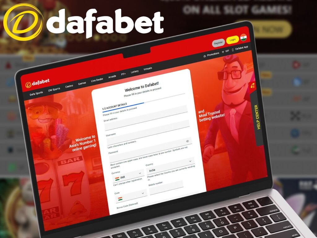 How to Register on Dafabet in India 1