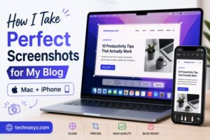 How I Take Perfect Screenshots for My Blog