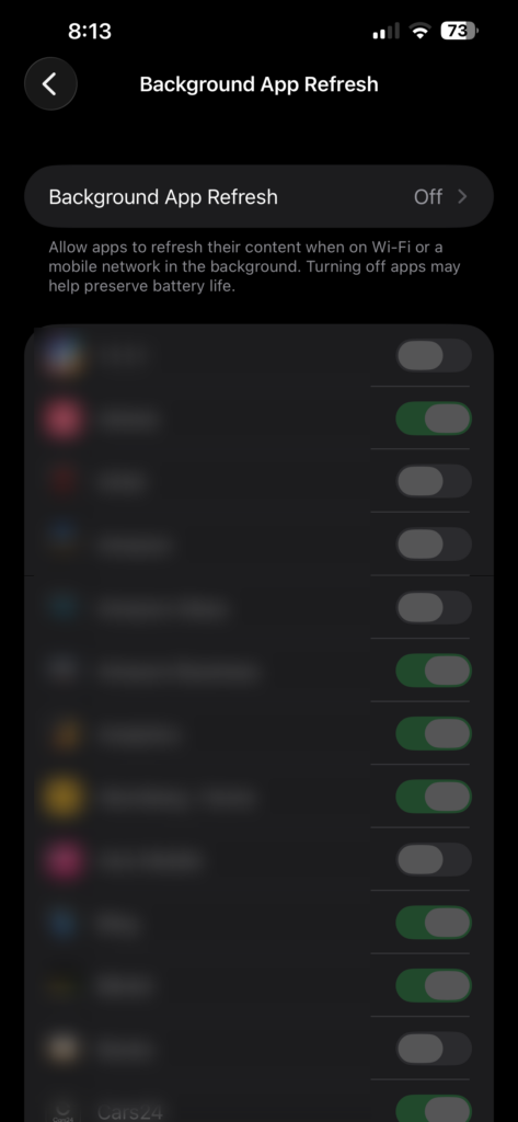 iPhone Heating Issue? What Worked for Me (Real Fixes) 1 Background App Refresh
